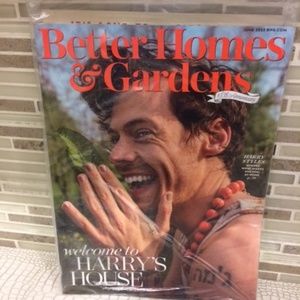 HARRY STYLES- BETTER HOMES AND GARDEN MAG-100TH ANNIVERSARY-JUNE 2022
